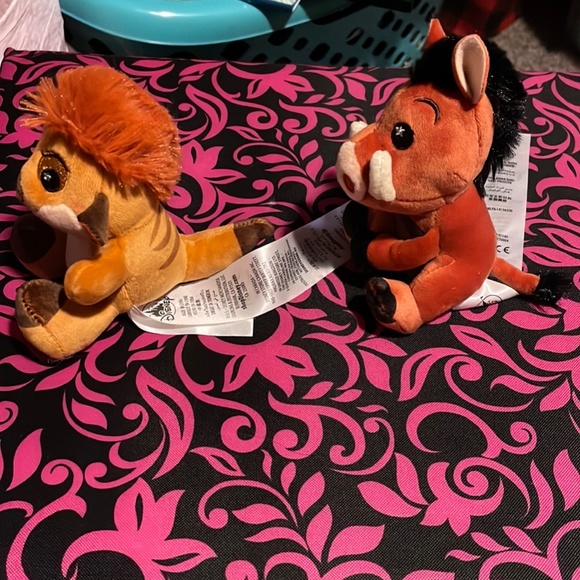 BRAND NEW DISNEY WISH LION KING PLUSH TIMON AND PUMBA - Picture 2 of 5